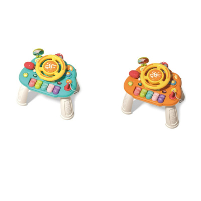 Развивающий игровой столик  музыкальный руль пианино 2 цвета в ассортименте ТИ 3123768 1